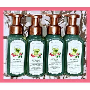Bath & Body Works Morning Matcha Gentle Clean Foaming Hand Soap x4